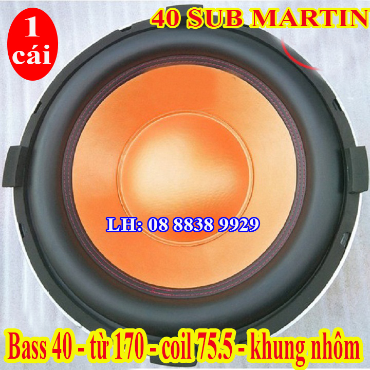 LOA BASS SUB 40 MARTIN MÀNG CAM CAO CẤP - GIÁ 1 LOA
