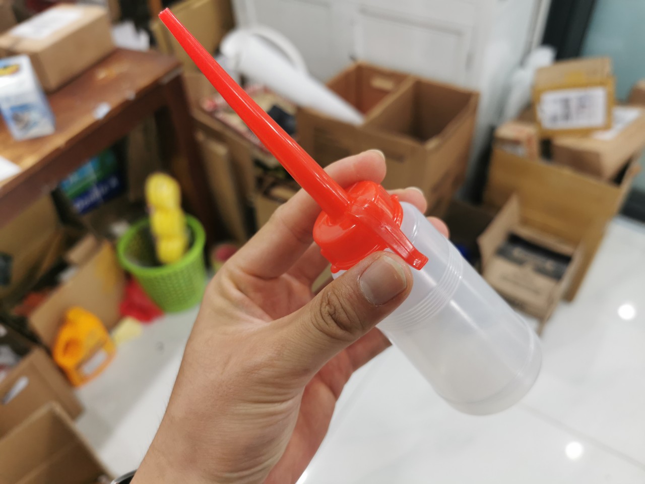 [HCM]Bình Châm Nhớt Có Vạch Bình Tra Dầu Máy 150ml