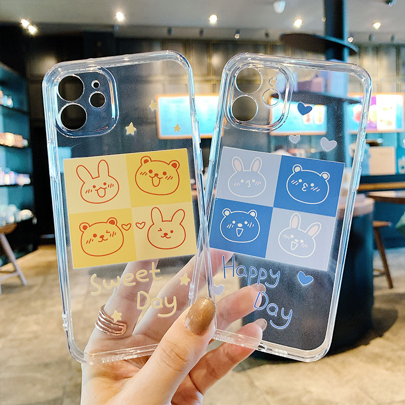 Ốp lưng iPhone Thỏ và Gấu Xanh
