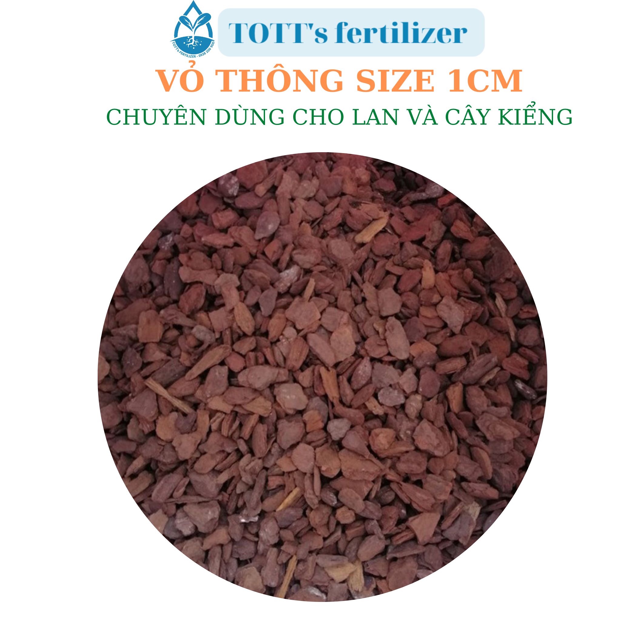 Vỏ thông đỏ 900g đã qua xử lý size 1cm - vỏ thông trồng lan - vỏ thông giá rẻ