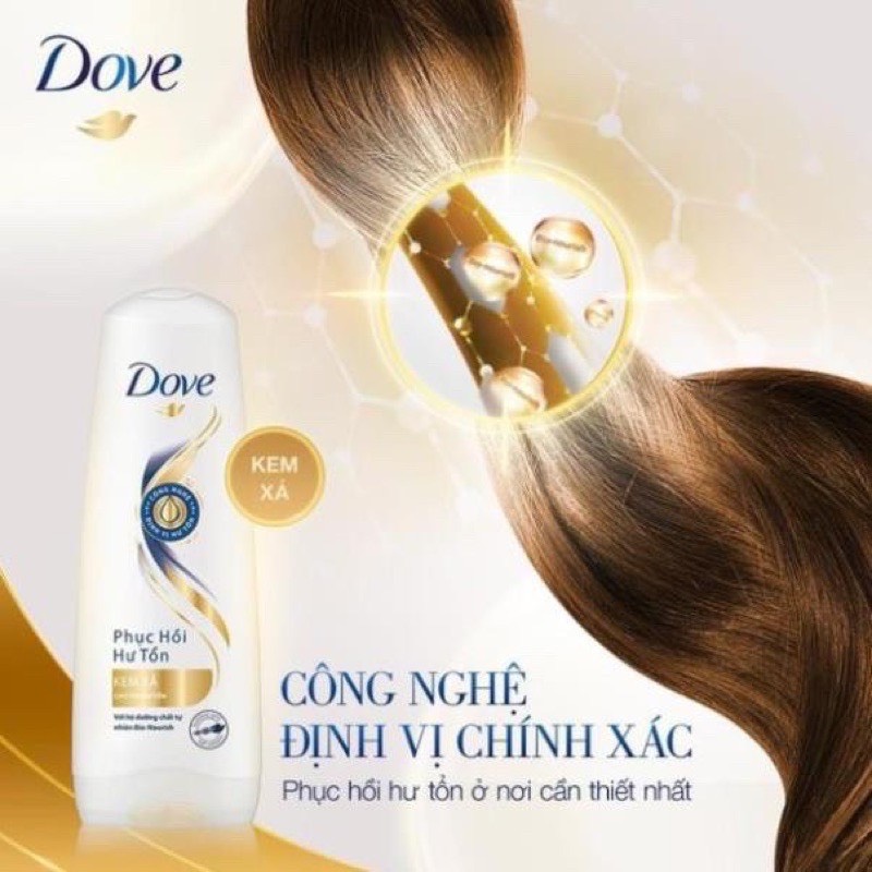 Dầu Gội,Xả Dove 640g