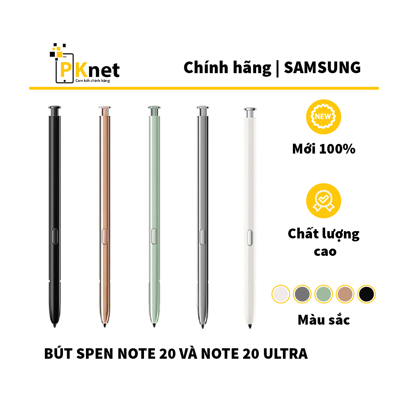 Bút Spen Note 20/ Note 20 Ultra CHÍNH HÃNG Samsung [NOBOX]