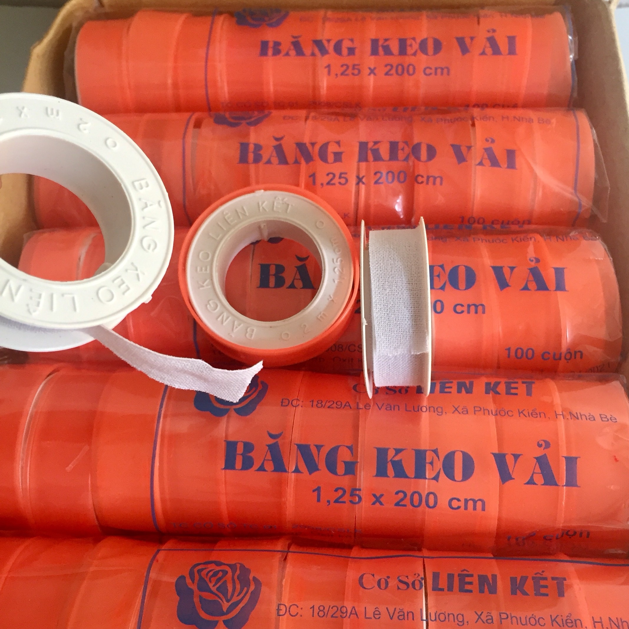 Băng keo liên kết 10 cuộn nhỏ