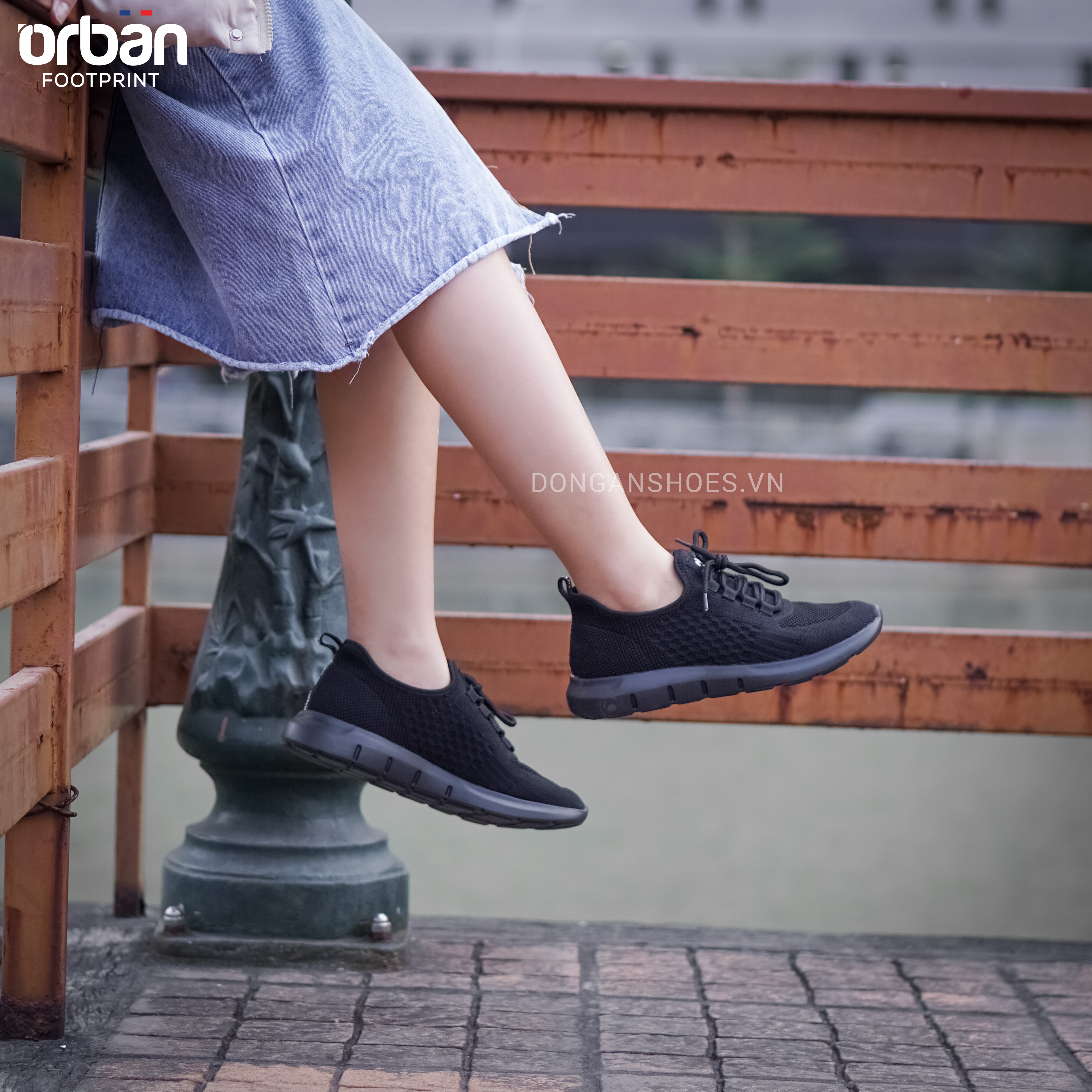 Giày thể thao Unisex Urban TM2124 đen