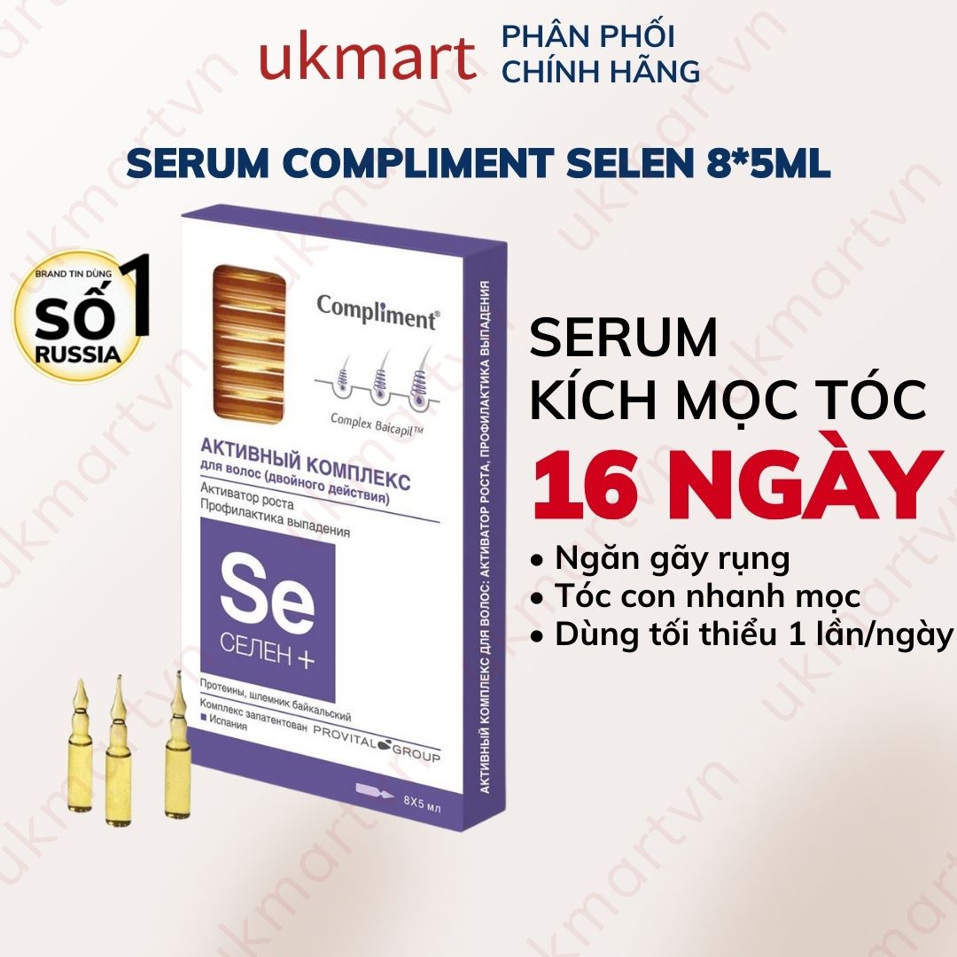 Serum Tóc Compliment Selen Ngăn Ngừa Và Giảm Rụng Hỗ Trợ Mọc Tóc