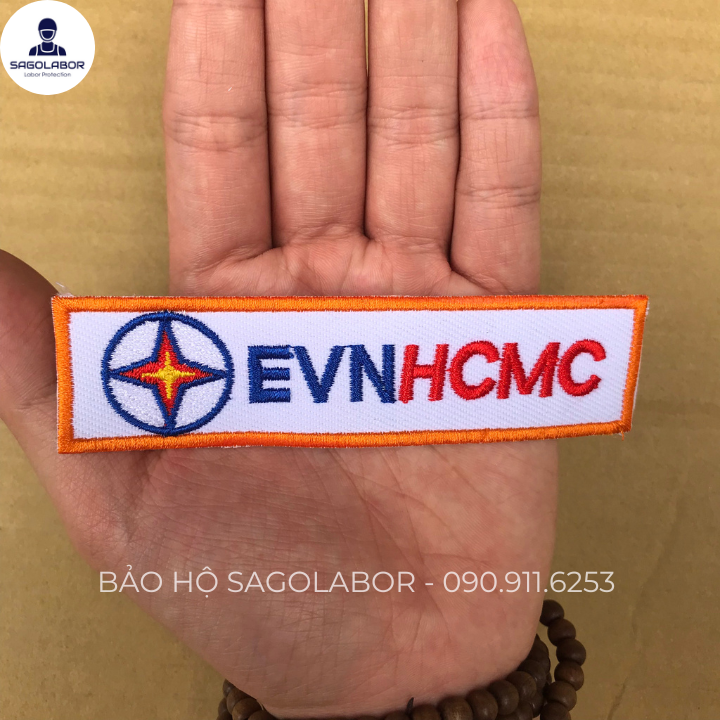 Logo thêu áo điện lực EVN SPC NPC CPC HCMC