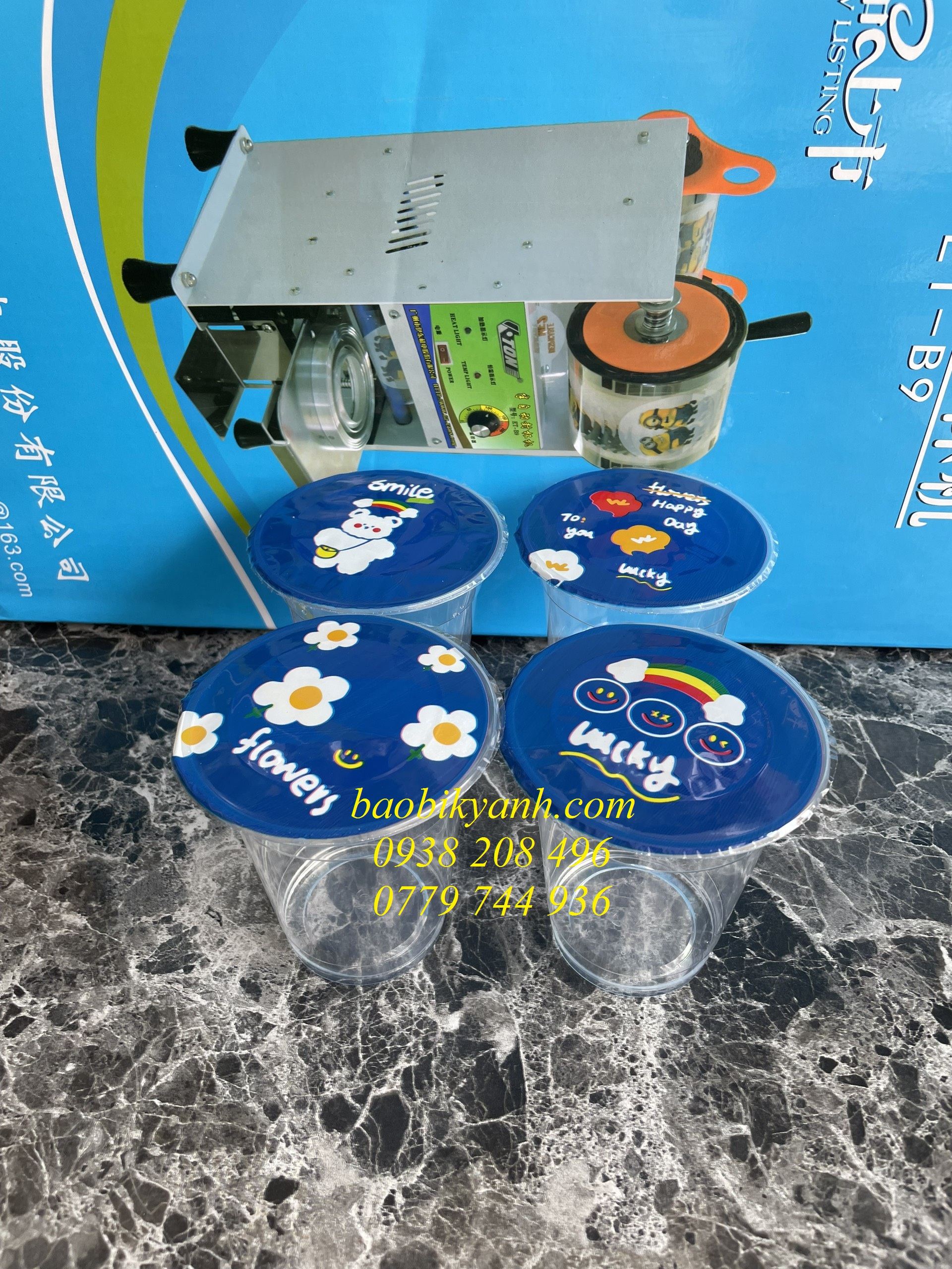 Màng ép ly, màng dập ly nhiều mẫu siêu xinh