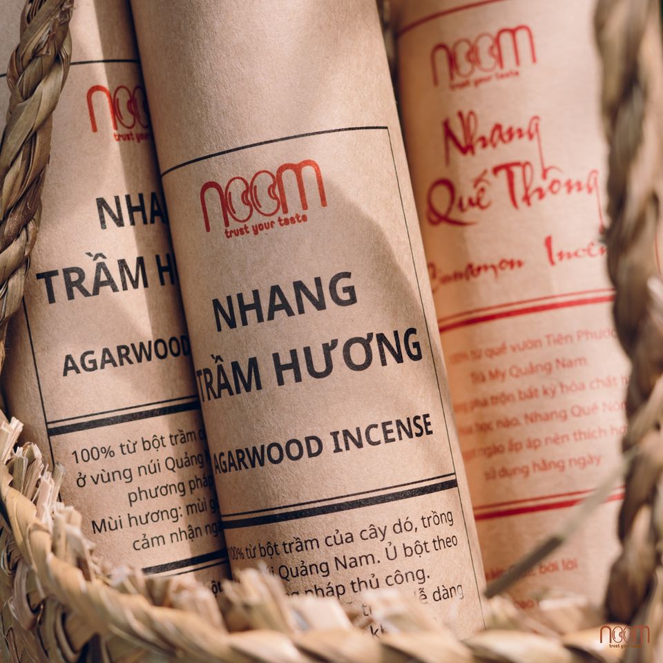 Nhang Trầm - Noom (bột giác trầm & trầm Quảng Nam)