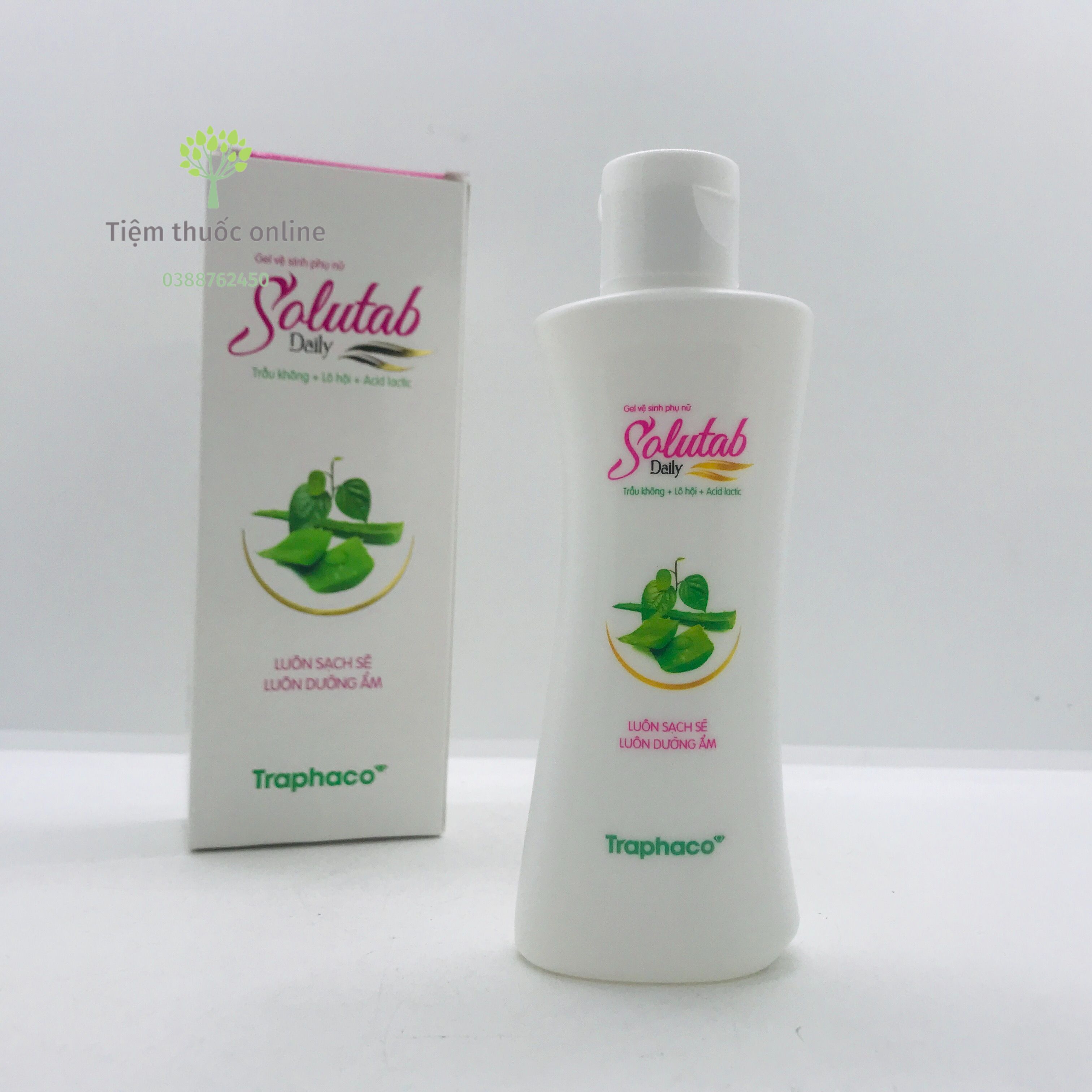 Dung dịch vệ sinh phụ nữ Solutab Daily chai 100ml