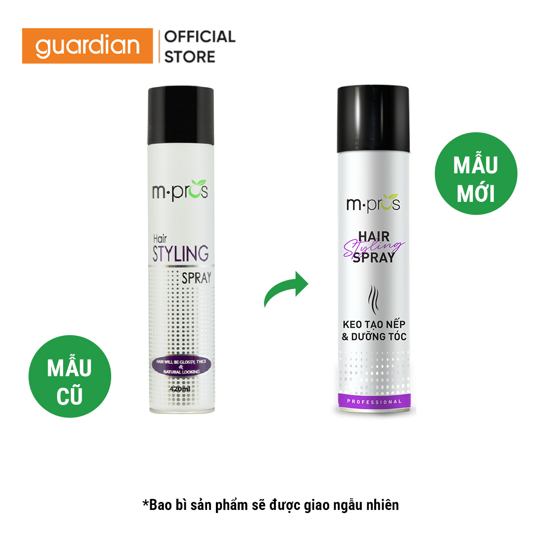 Keo Tạo Nếp & Dưỡng Tóc Giữ Nếp Cứng M.Pros 420ml