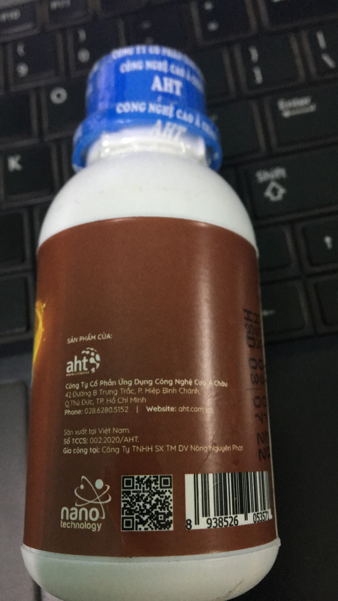 Chế phẩm NANO AHT ĐỒNG TITAN LỌ 100ML