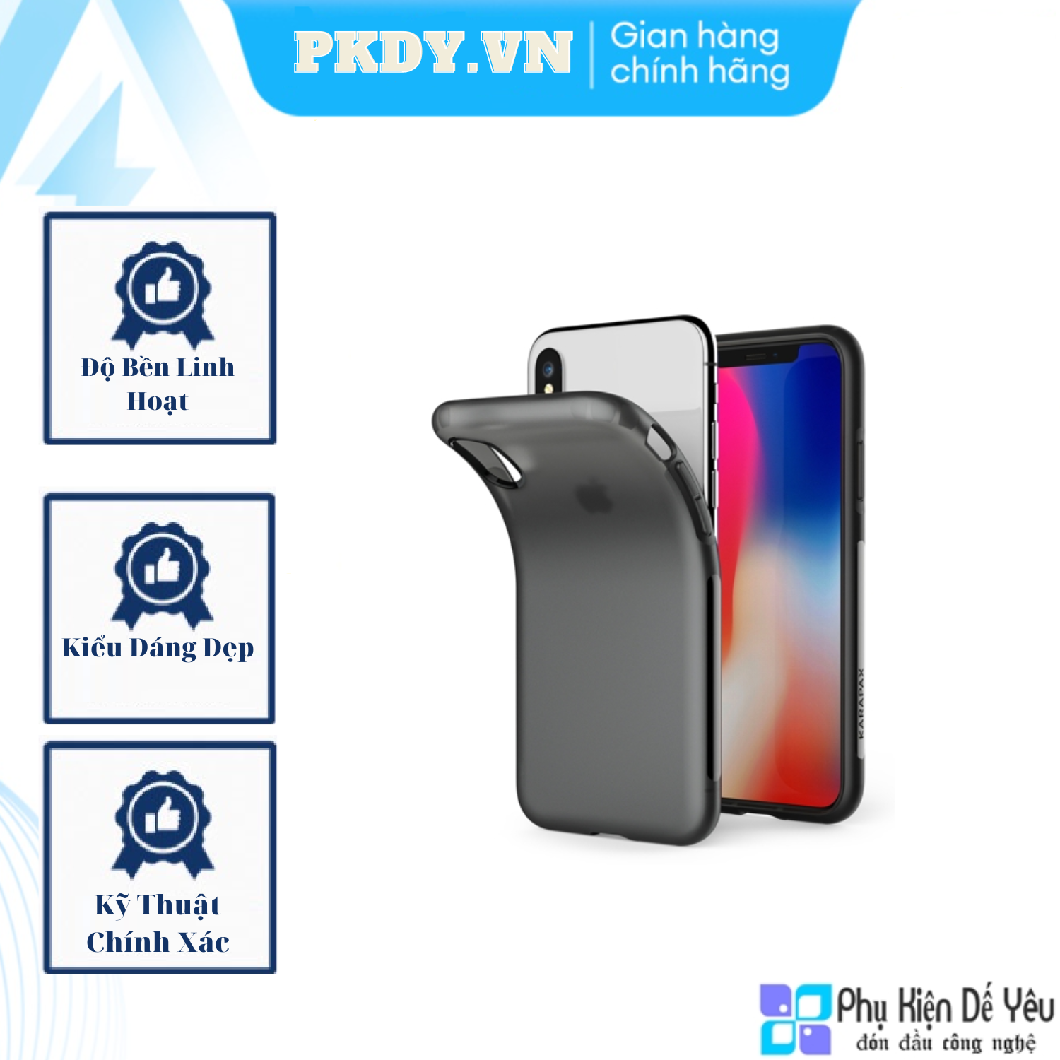 Ốp lưng anker karapax touch cho iphone x
