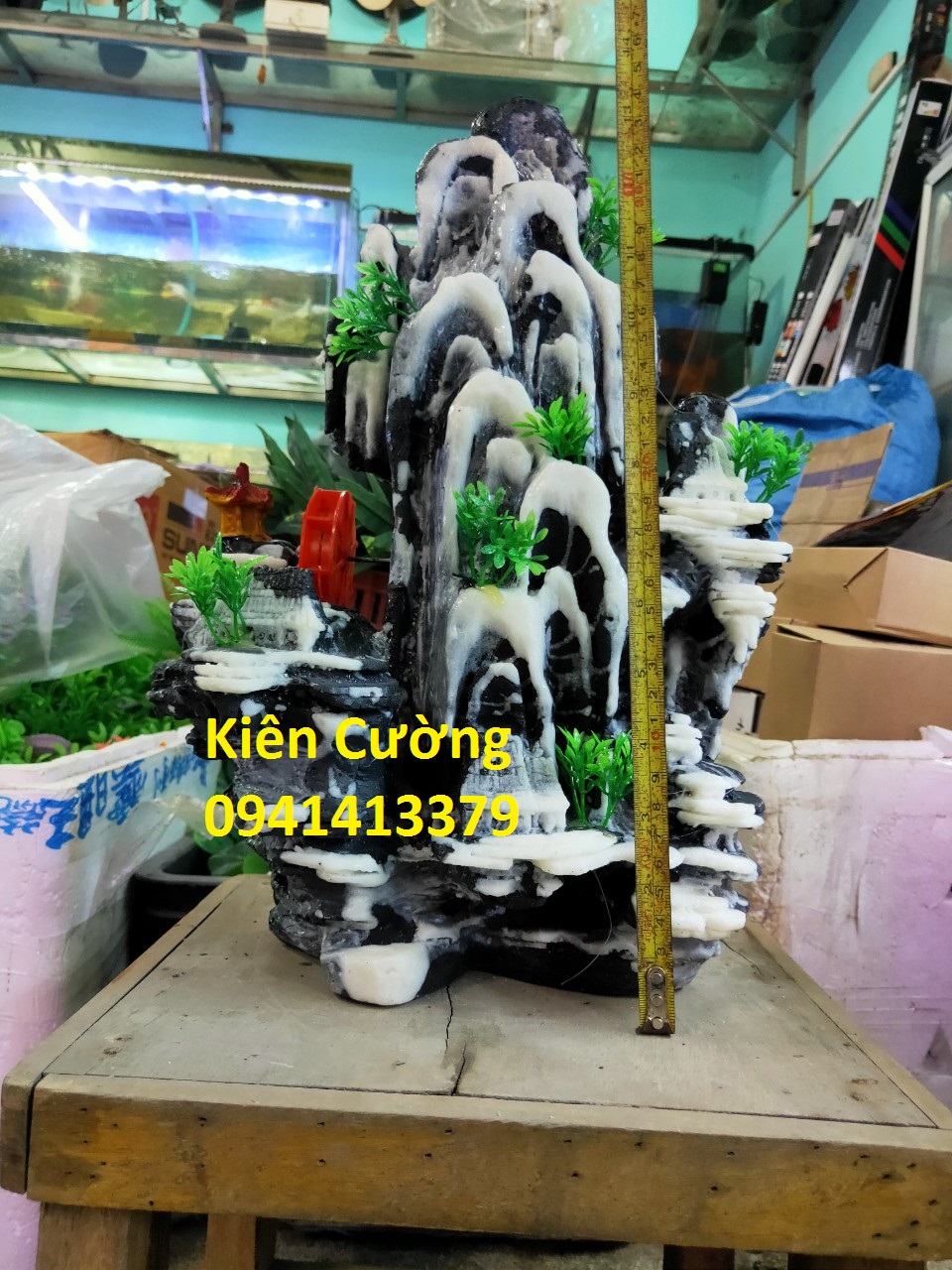Mô Hình Núi - Hòn non Bộ - Trang Trí Bể cá (Mẫu 27)