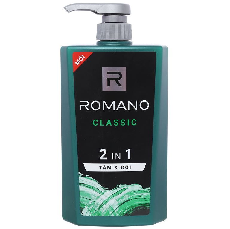 SỮA TẮM GỘI ROMANO CLASSIC 2 TRONG 1 650GR