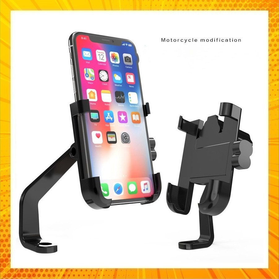 Kẹp điện thoại c2 hợp kim gắn xe máy