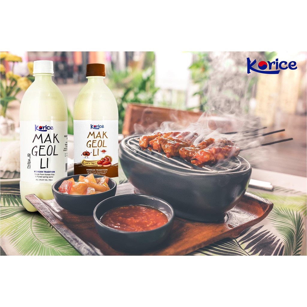 Nước gạo Makgeolli Hàn Quốc (các vị)