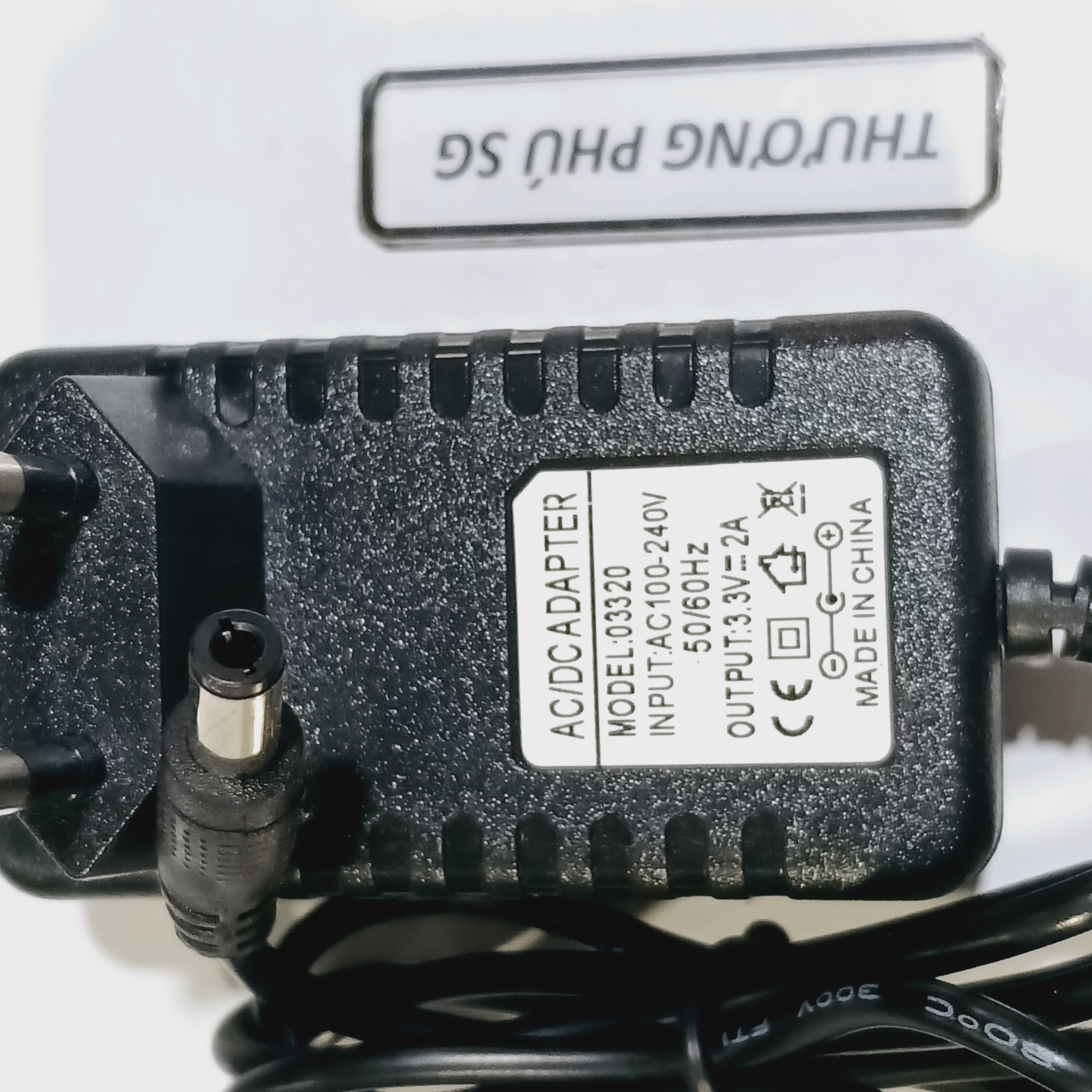 Nguồn Adapter DC 3.3V - 2A / Đầu cắm 5.5mm x 2.1mm