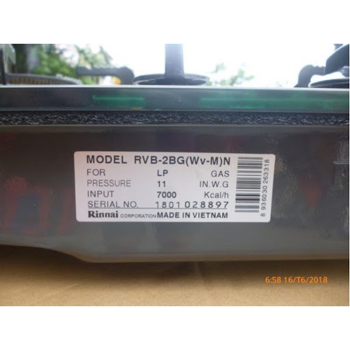 Bếp gas âm Rinnai RVB-2BG(Wv-M)N (Mặt kính cường lực, đánh lửa IC, ngắt gas tự động)