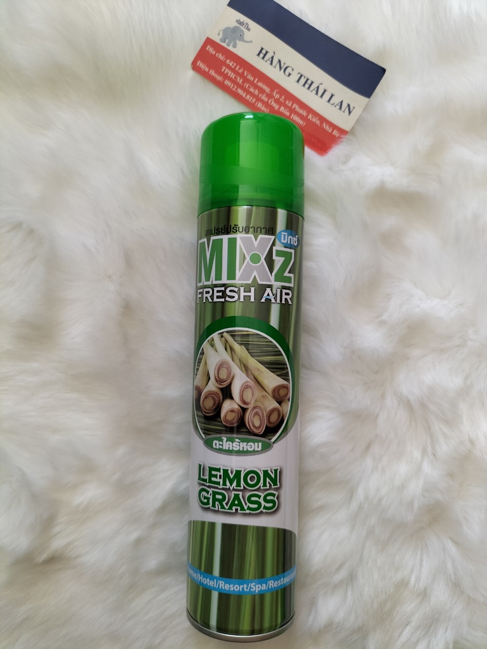 Xịt phòng MIXz Fresh Air hương sả chanh Thái Lan 320ml