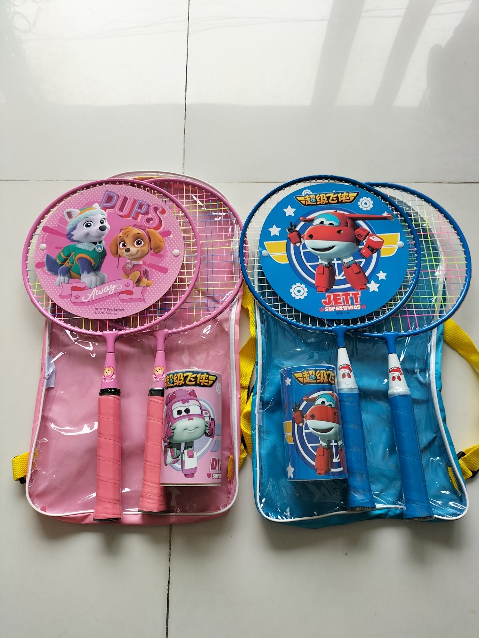 BỘ VỢT CẦU LÔNG TRẺ EM CÁN NGẮN