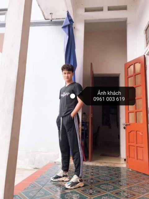 [HCM]Quần 3 sọc suông Unisex bigsize 40-95kg