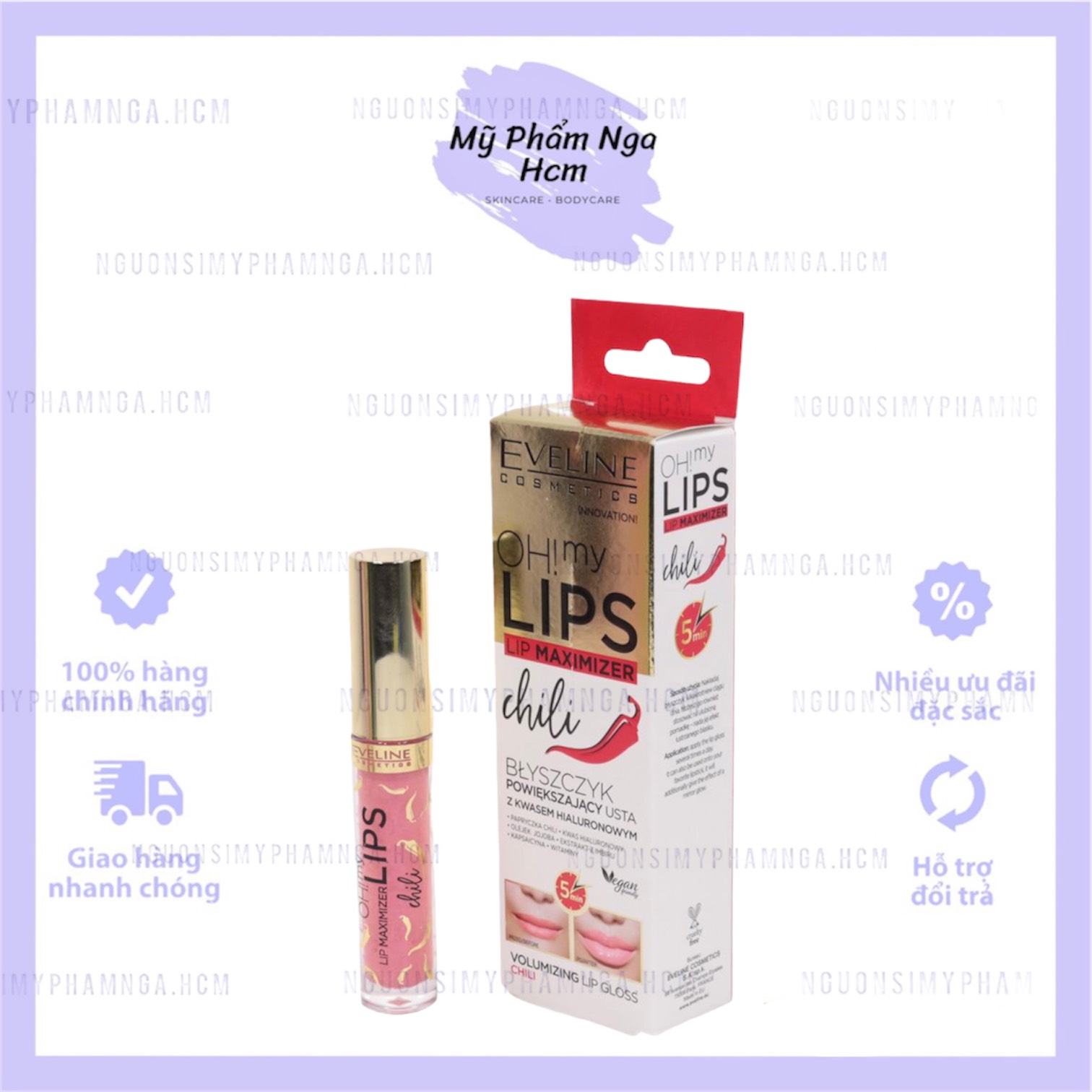 Son bóng Eveline Lip Maximizer Chili "Oh ! My lips"