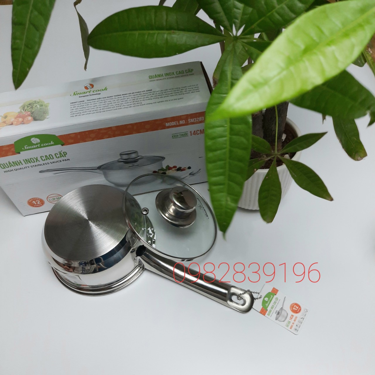 Quánh Inox ELmich Smartcook El3283  Size 14Cm