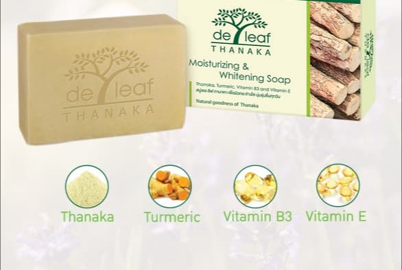 Xà phòng dưỡng trắng da De Leaf Thanaka