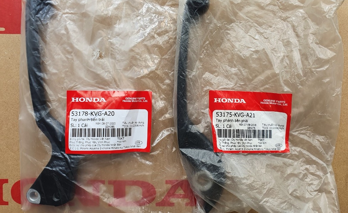[HCM]CẶP TAY THẮNG HONDA AIR BLADE MÀU ĐEN