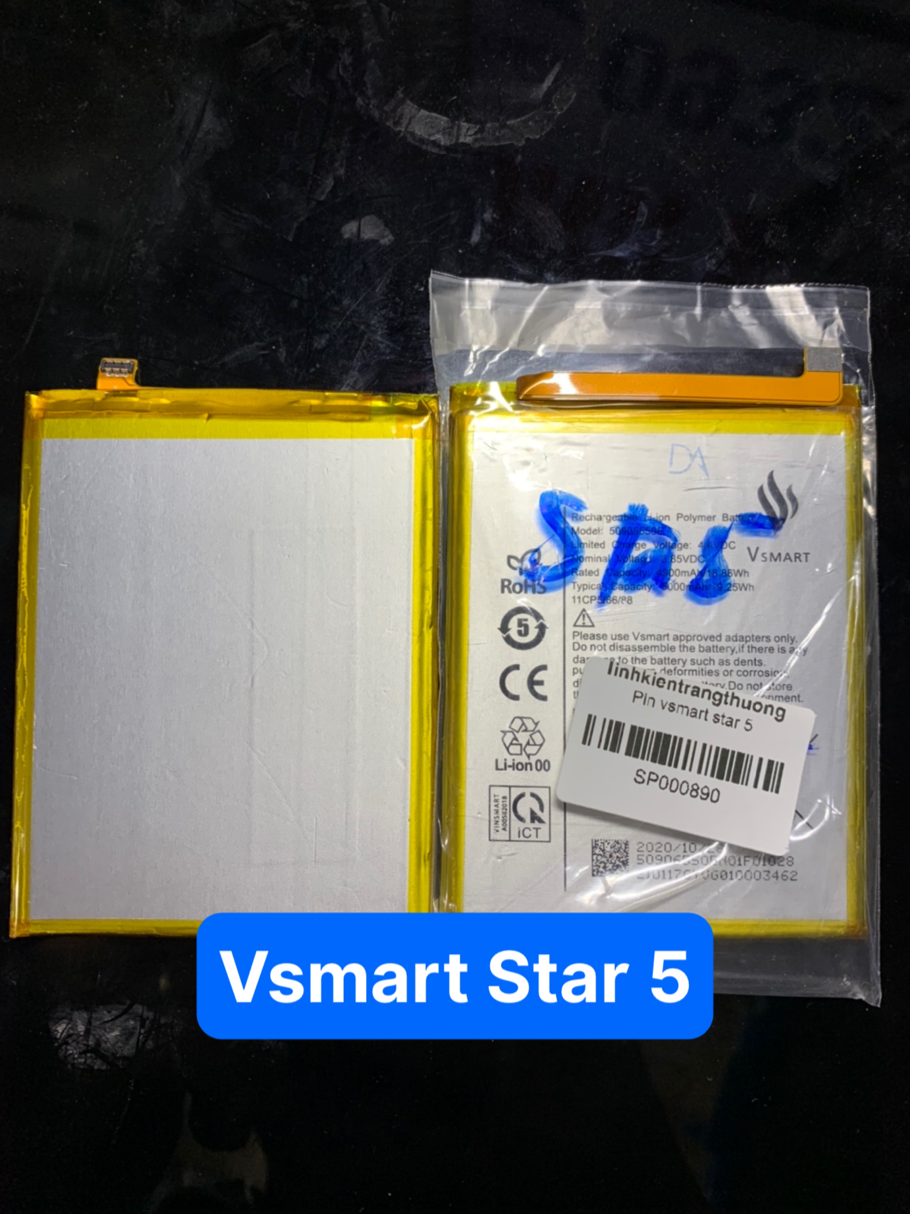 Pin điện thoại Vsmart Star 5 / joy 3 / live 4 hàng zin công ty