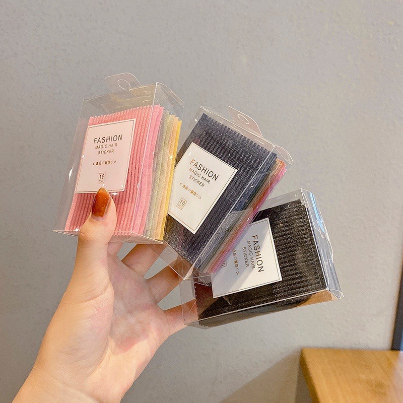 (HCM)Hộp 10 miếng dán cố định tóc mái Color Summer