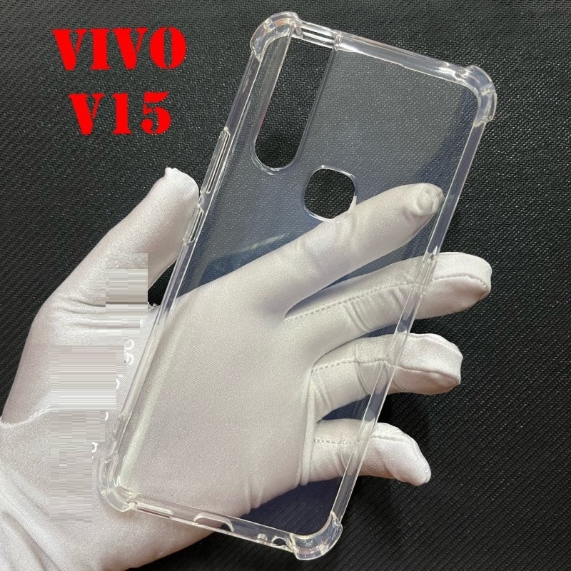 Ốp Vivo V15 - Dẻo Trong Chống Sốc Bảo Vệ Camera