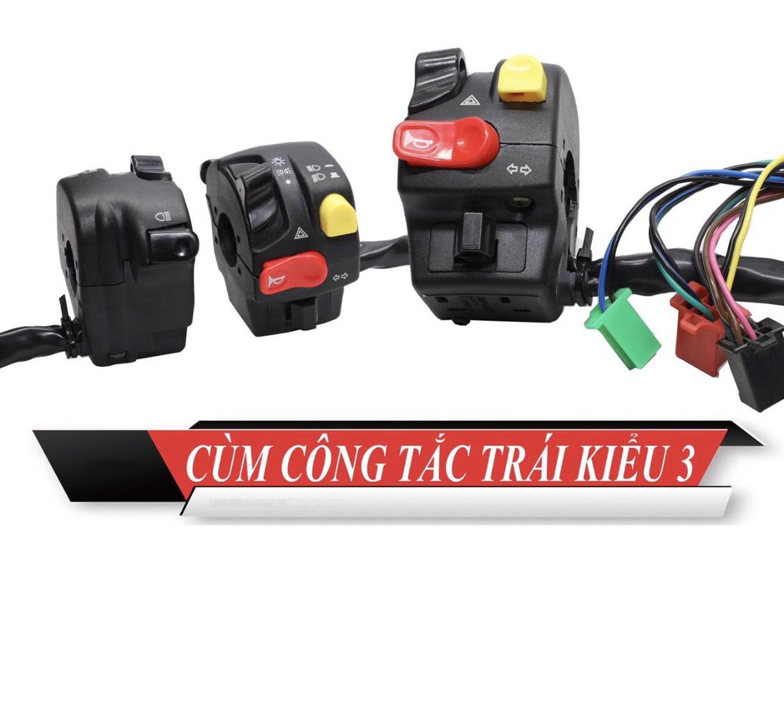 Cùm công tắc trái domino kiểu 3