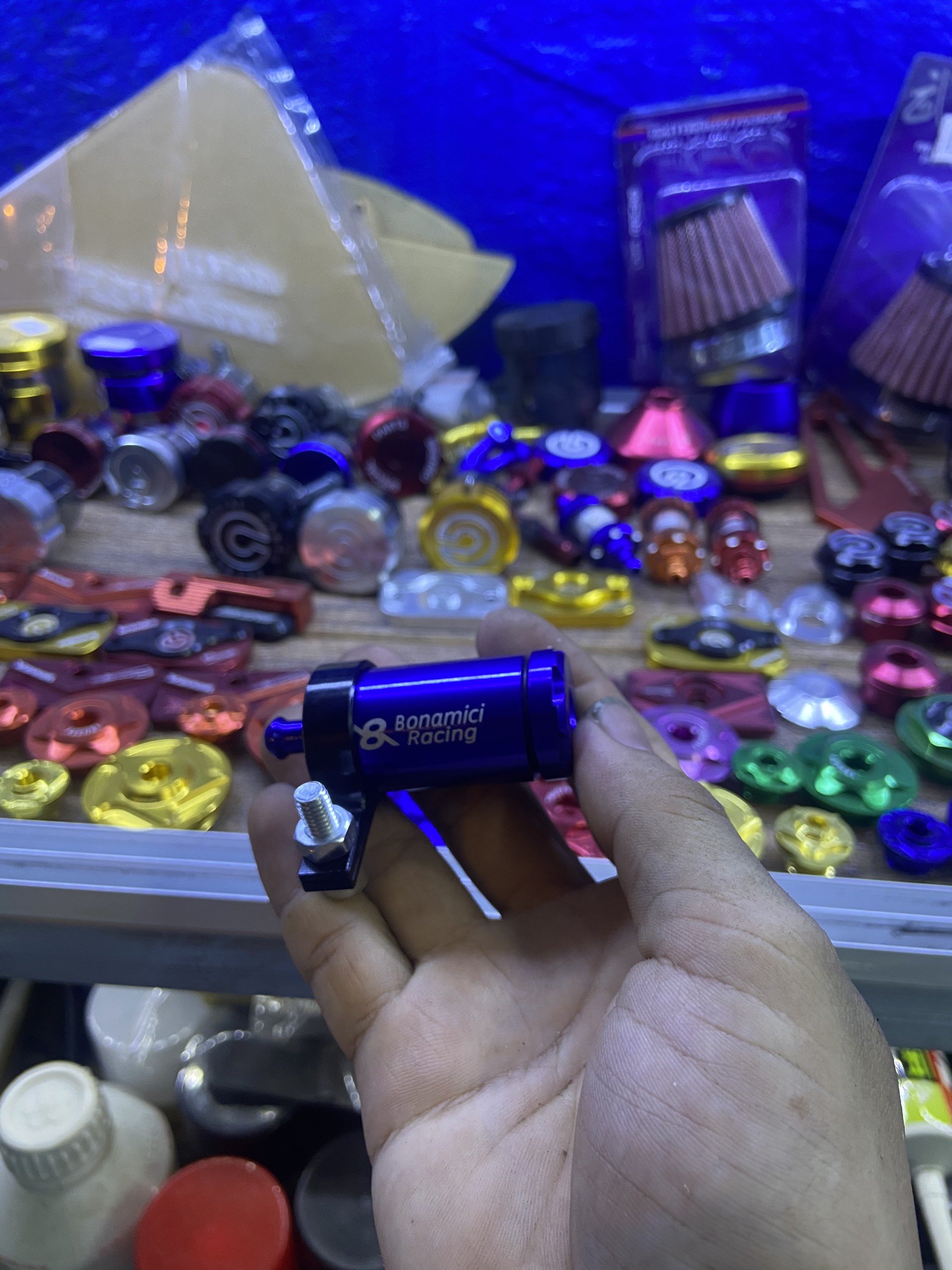 bình dầu nhôm cnc Bonamici