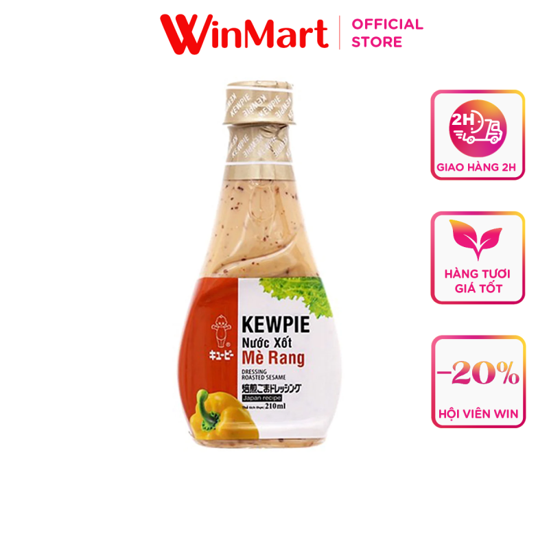 [Siêu thị WinMart] - Nước sốt mè rang Kewpie chai 210ml