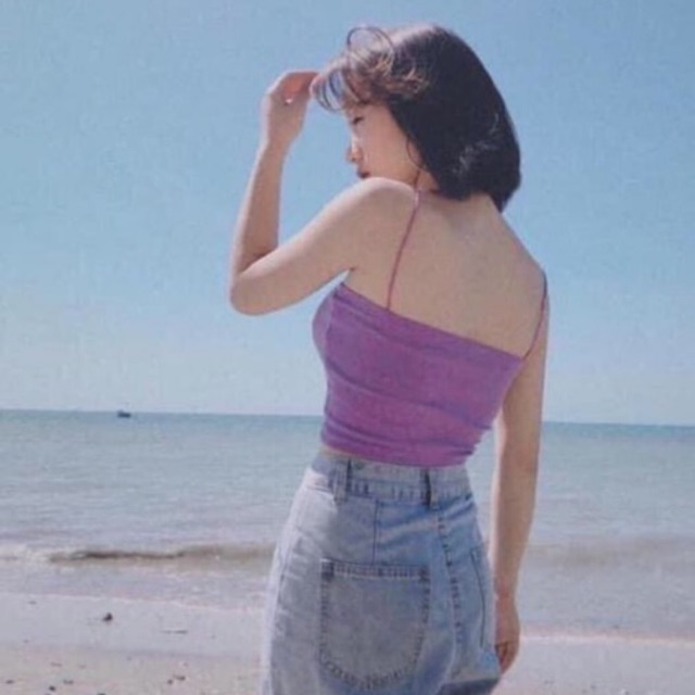 Áo hai dây ngang sợi bún siêu hot.
