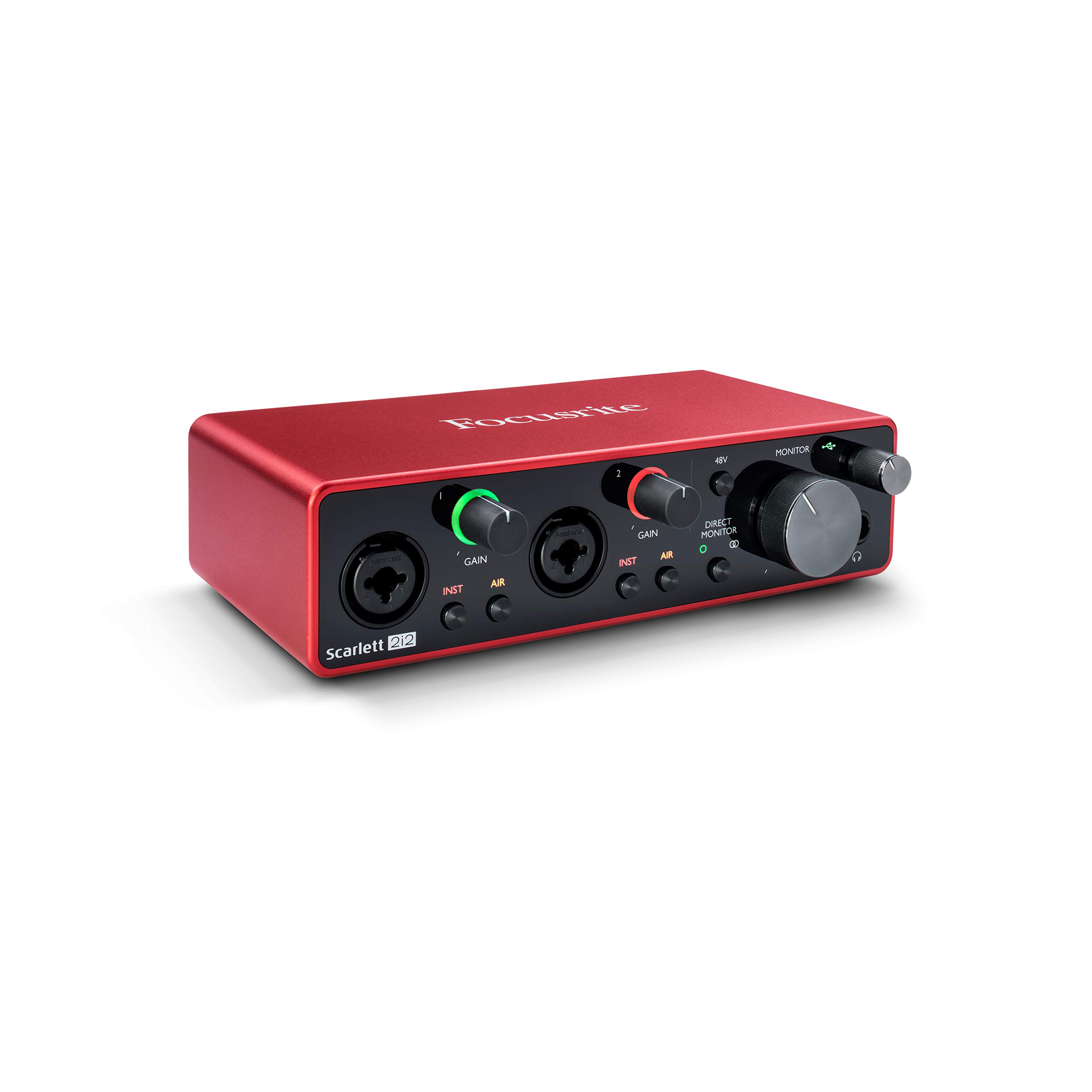 Bộ Kit thu âm Combo Phòng Thu (Micro Condenser Scarlett CM25 MKIII, Tai Nghe Kiểm Âm Scarlett HP60 MKIII, Soundcard Scarlett 2I2 Gen 3) | Focusrite Scarlett 2i2 Studio