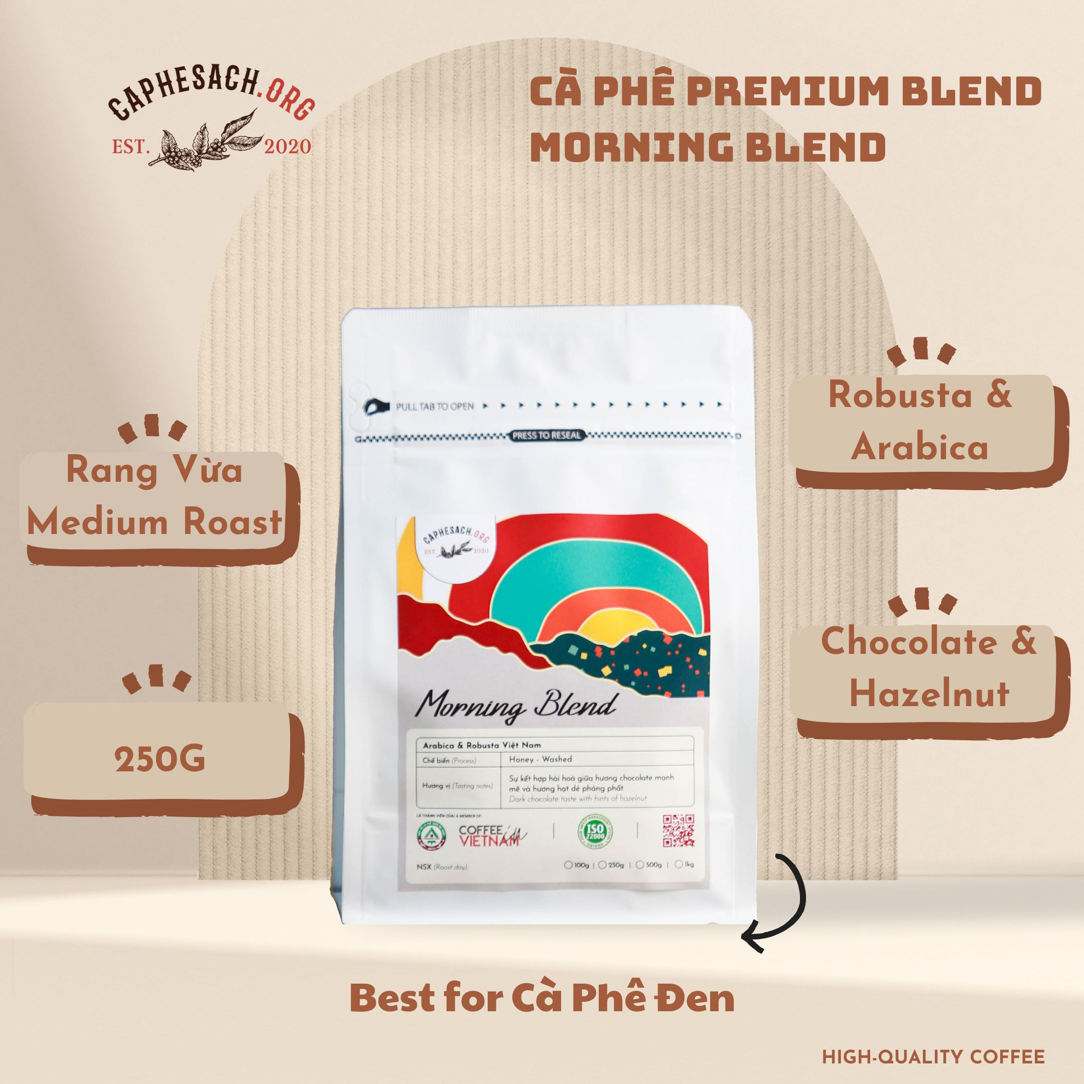 Cà phê Signature Blend 02 - Morning Blend 250G
