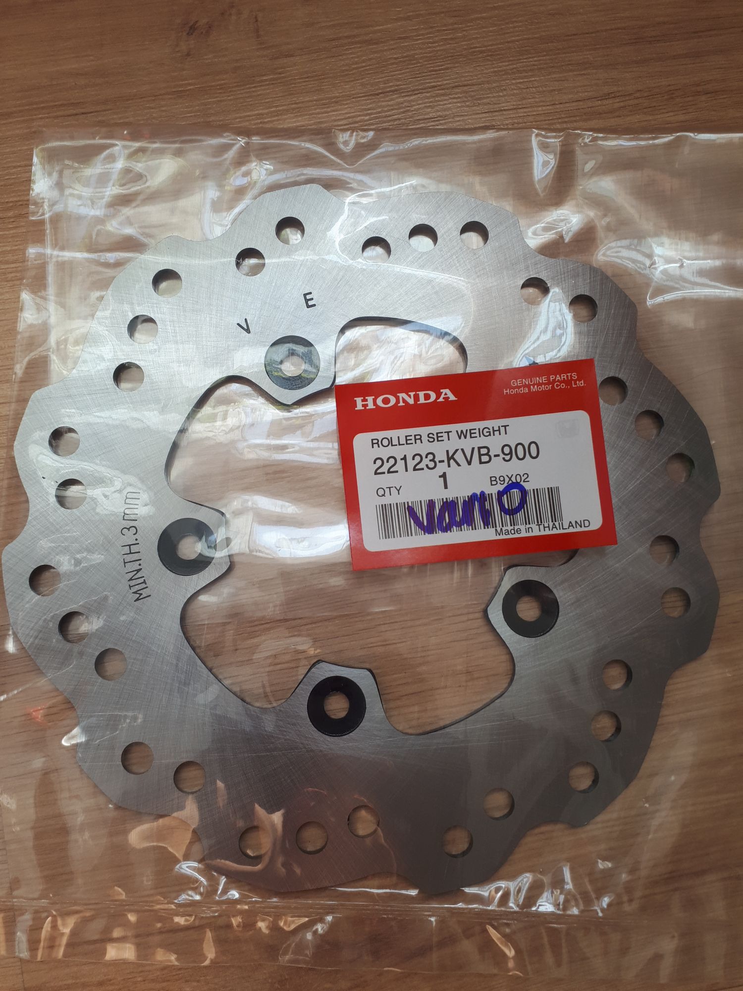 [HCM]dĩa thắng xe vario zin thái