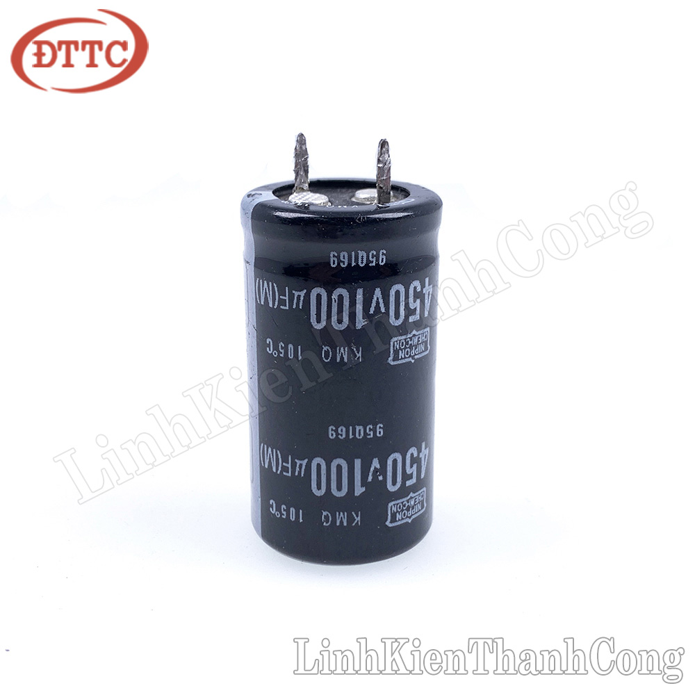 Tụ 100uF 450V chân cứng (25x40mm)