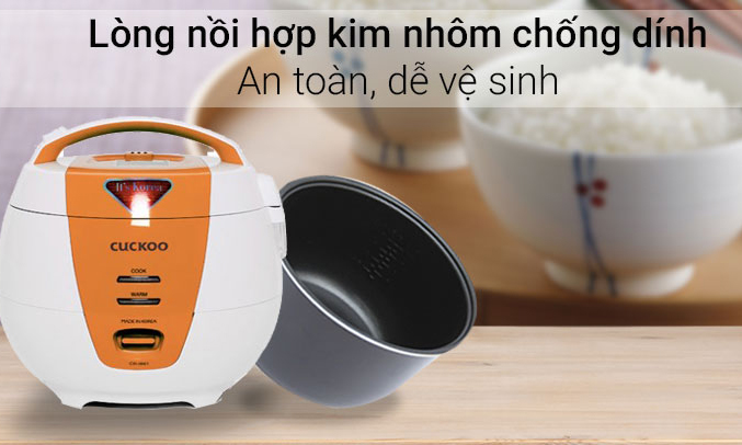 Nồi cơm điện Cuckoo 1.08 lít CR-0661 (nhập khẩu Hàn Quốc)