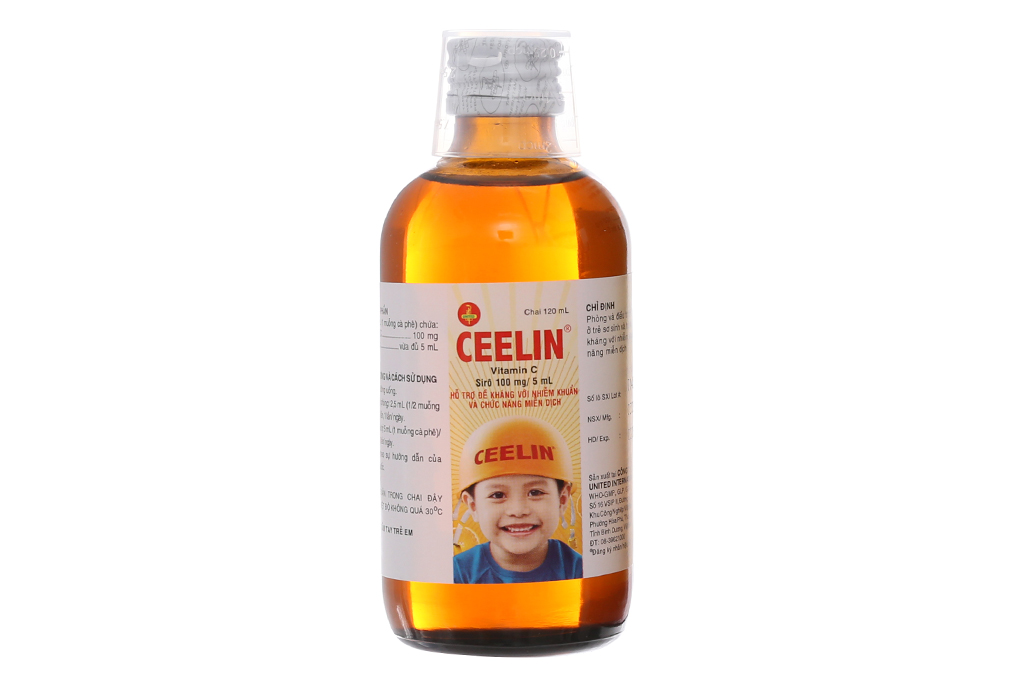 [HCM]Siro Bổ Sung Vitamin C Cho Trẻ Ceelin
