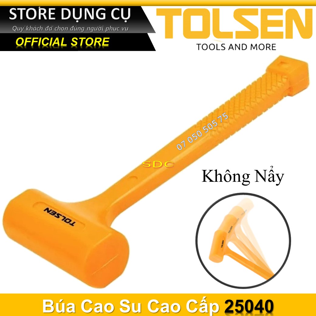 Búa cao su cao cấp không nẩy Tolsen 25040