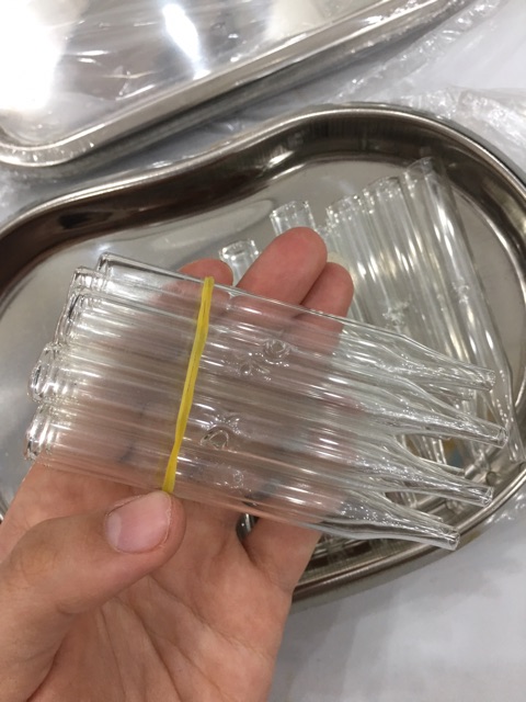 Ống hút mụn thuỷ tinh (10 ống)