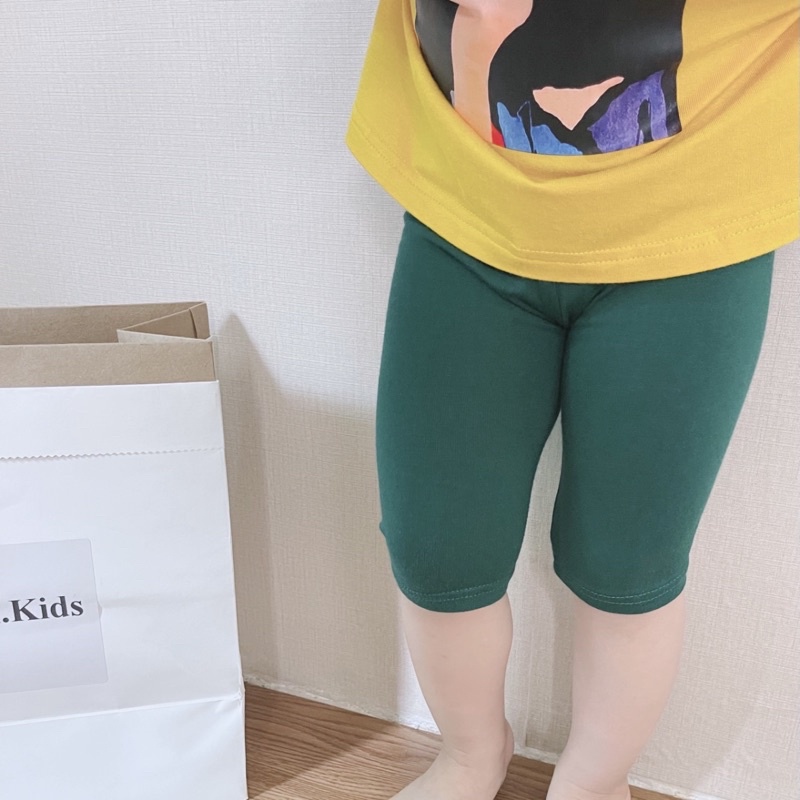 Quần legging lửng co giãn 4 chiều cho bé
