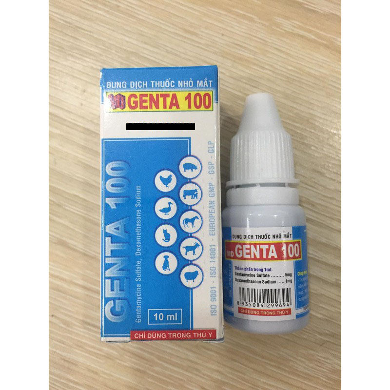 Nhỏ mắt chuyên gà đá genta 100