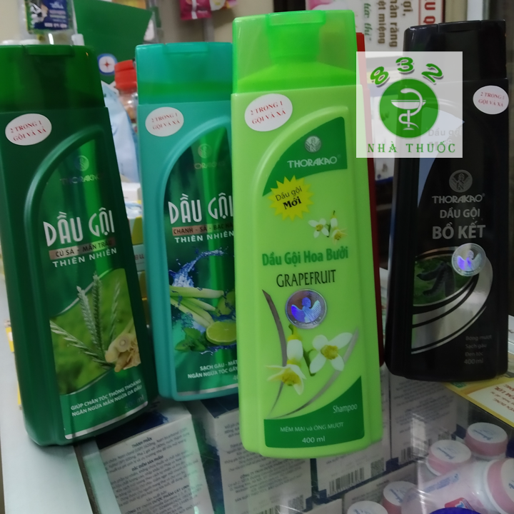 Dầu gội hoa bưởi ngăn rụng tóc Thorakao 400ml