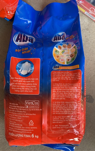 Bột Giặt Nhiệt ABa 6Kg Mới