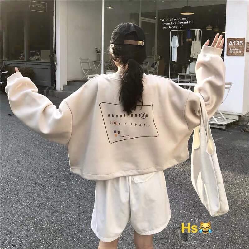 Áo croptop abc dài tay hsu1120