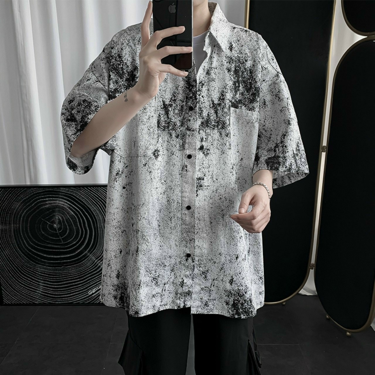 [HCM]Áo sơ mi nam nữ GK06